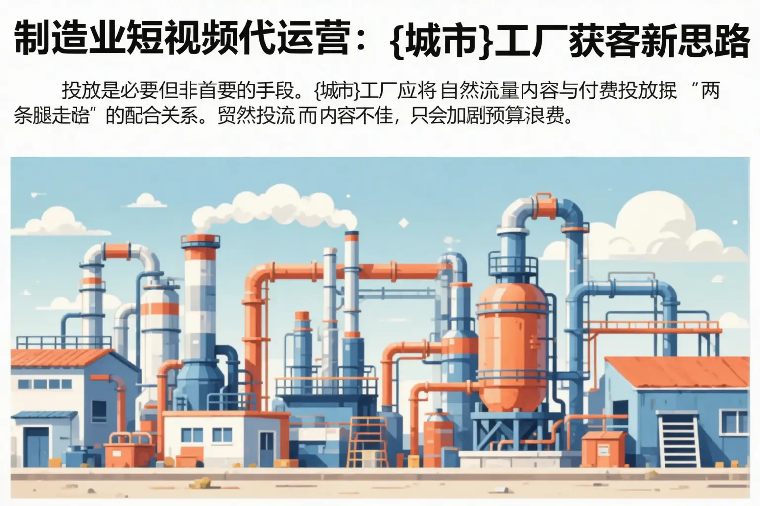 制造业短视频代运营：巩留工厂获客新思路